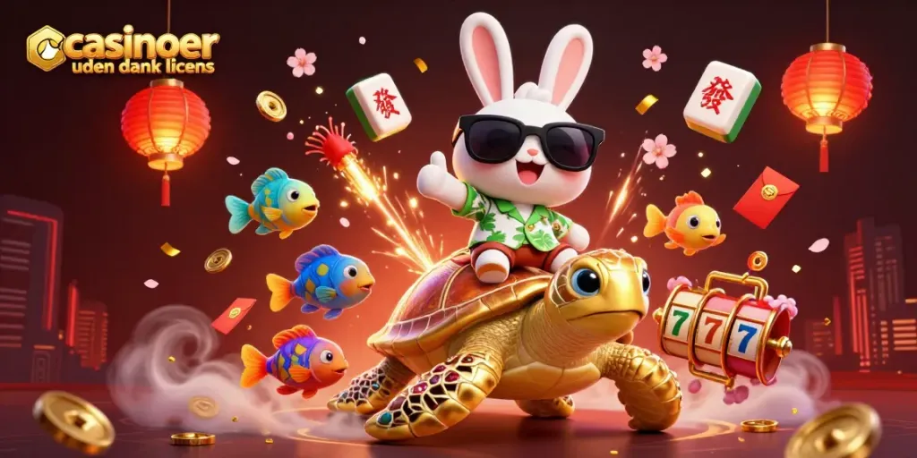 Experience thrilling casinoer uden dansk licens action with our vibrant 3D illustration featuring a lucky rabbit!