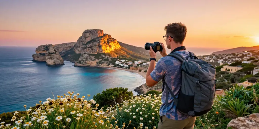 Gozo tours adventure at sunset, capturing stunning coastal views.