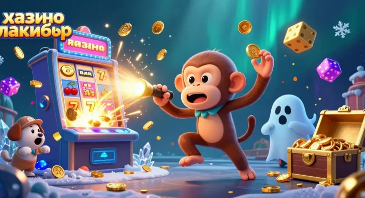 Engage with казино лакибир and experience the thrilling casino atmosphere in this vibrant 3D illustration.